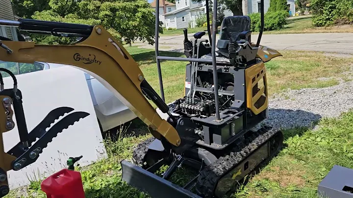 Change from CAT to John Deere controls on bigger Chinese Mini Excavator with pilot controls