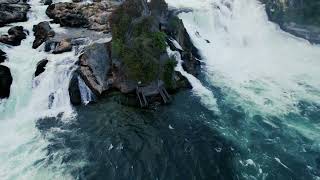 Рейнский Водопад Rheinfall  Самый Большой Водопад Европы