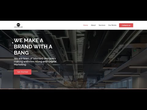 Best Responsive Website Theme with Source Code || Bootstrap Template || Free Download || Red Themes
