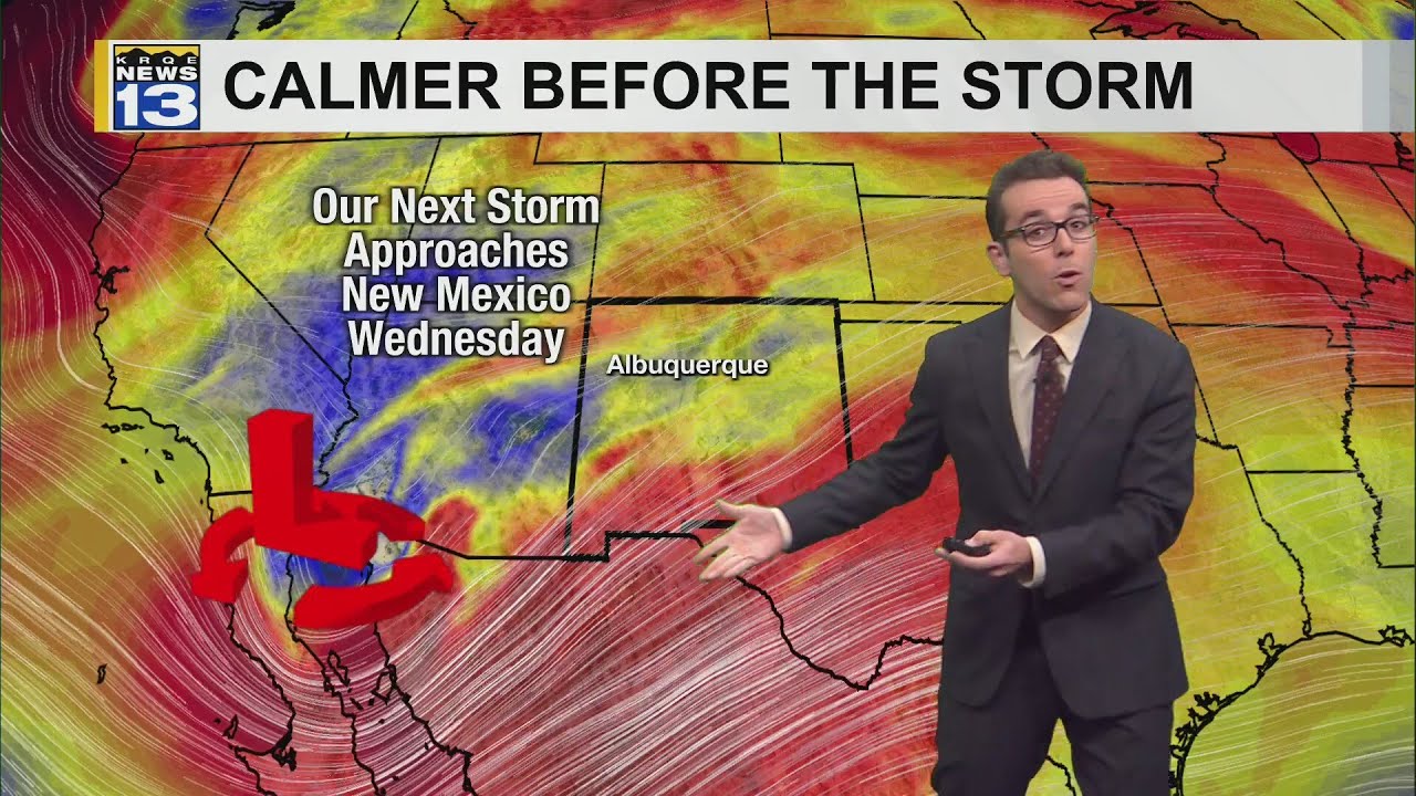 Cooling down ahead with a storm set to hit - YouTube