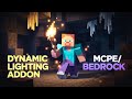 Dynamic Lighting Addon For Minecraft Bedrock | Minecraft Bedrock/PE | #minecraft #gaming #video
