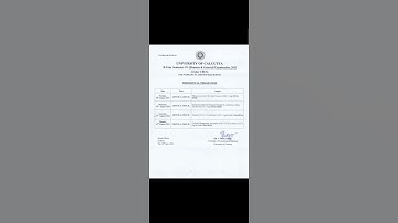 Calcutta University 4th semester 2023 exam routine B.Com honoursgeneral #cuexam#bcom#routine#shorts