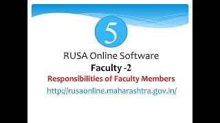 #5 RUSA Online Software -Faculty-2 screenshot 2