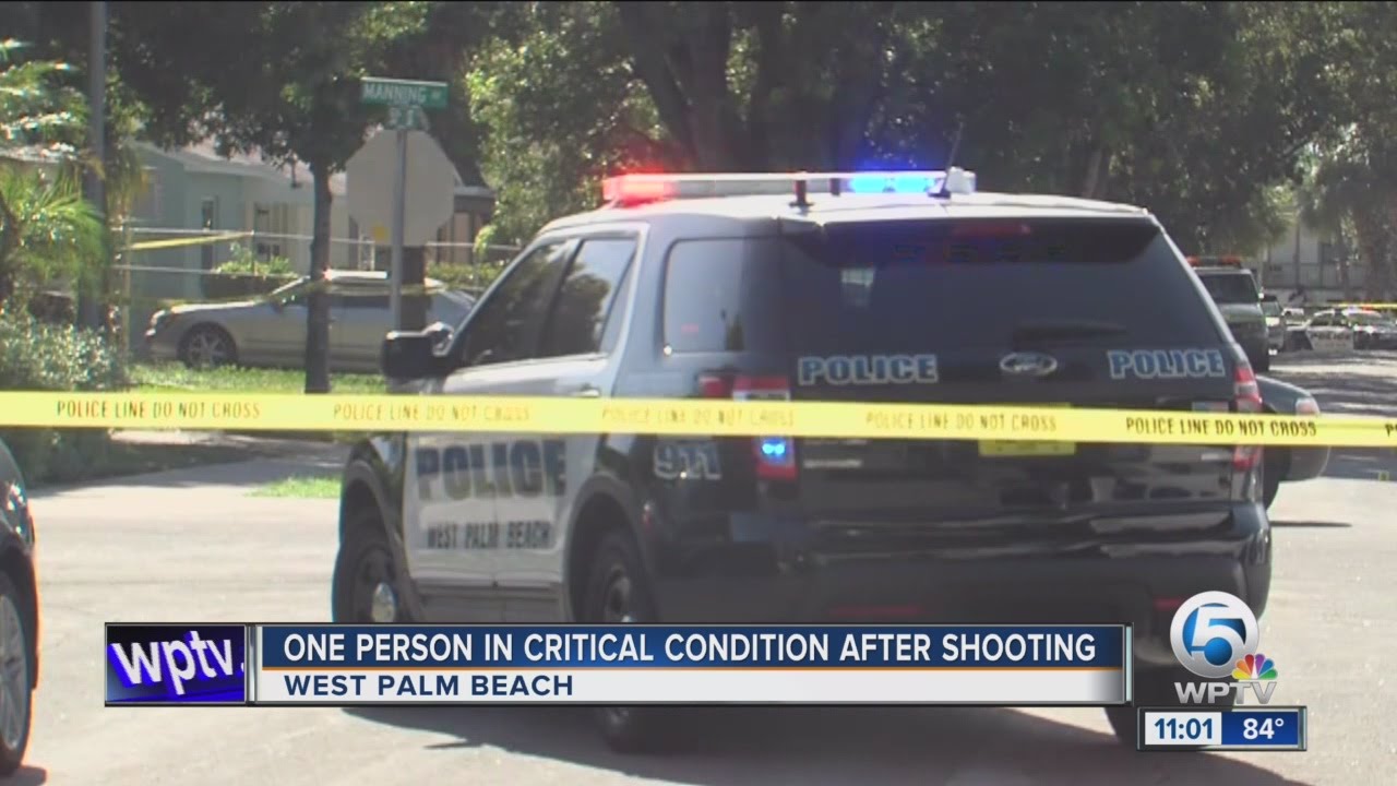 Shooting critically injures person in West Palm Beach - YouTube