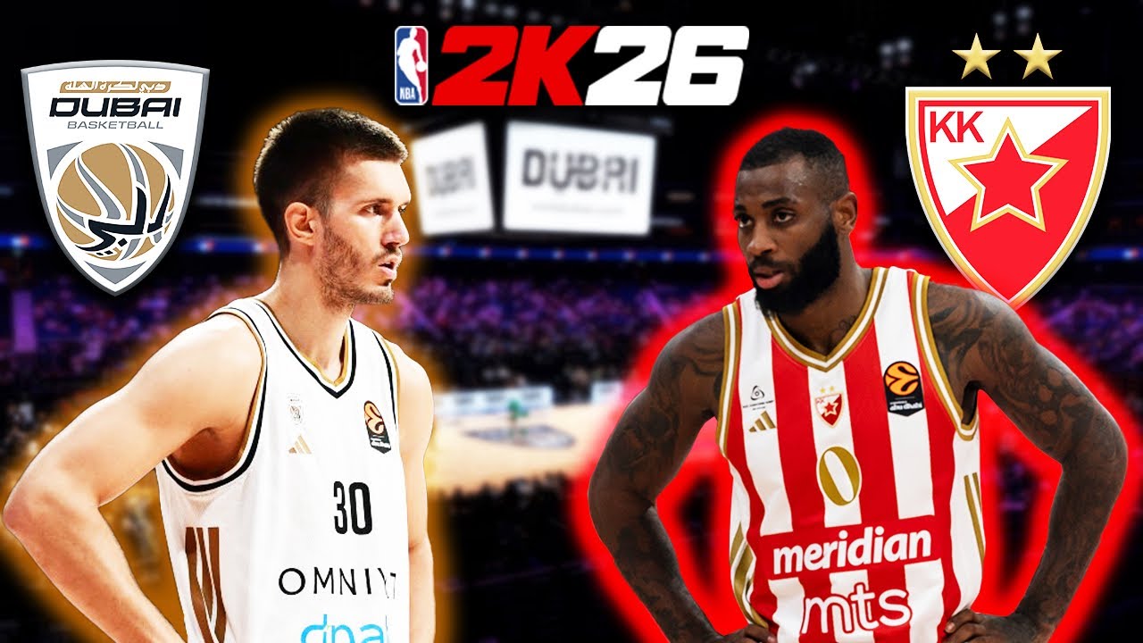 DUBAI vs CRVENA ZVEZDA - EUROLEAGUE - NBA 2K26
