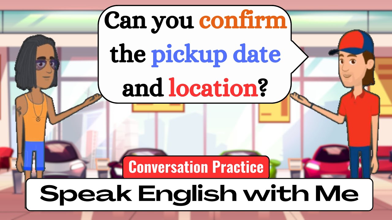 English Conversation Practice Renting a Car Customer and Rental