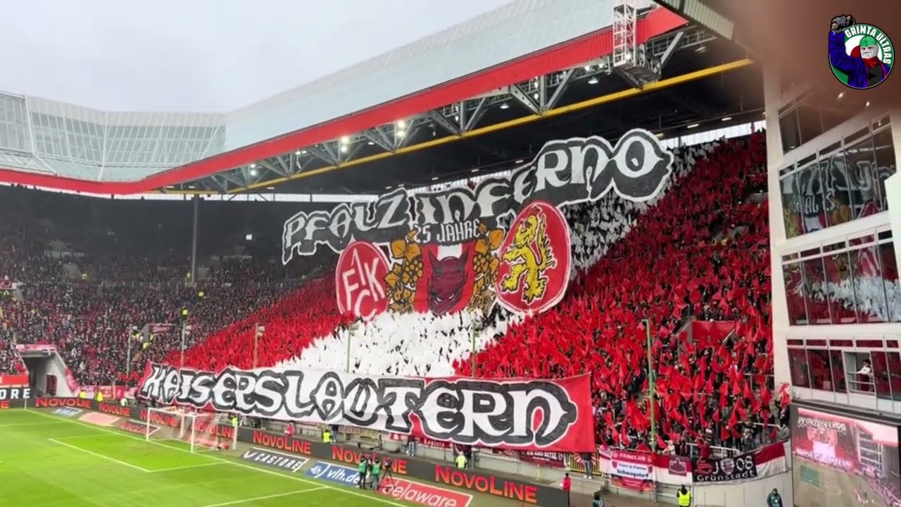 Choreo der FCK-Fans gegen Dresden - 25 Jahre Pfalz Inferno | FC Kaiserslautern - Dynamo Dresden