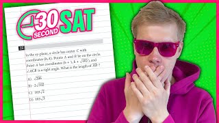 SAT | Test 6 Digital | Module 2 | Problem 25 - IN 30 SECONDS OR LESS