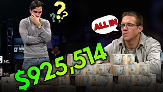 $925,514 to FIRST With THREE of a KIND at WPT Final Table