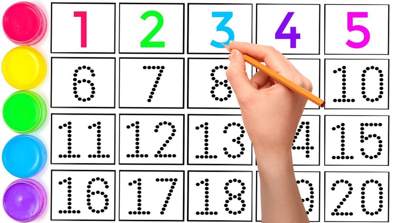 Learn to count, 1 to 100 counting, ABCD, 1 to 10, 1to100 number, 127 ...