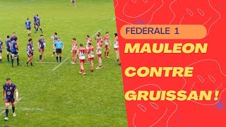 Fédérale (1) huitième de finale Mauleon contre Gruissan