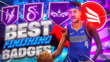 the BEST FINISHING BADGES in NBA 2K22