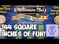 144 Square Inches of FUN! NEW $20 Millionaire Club ✦ TEXAS LOTTERY Scratch Off Tickets