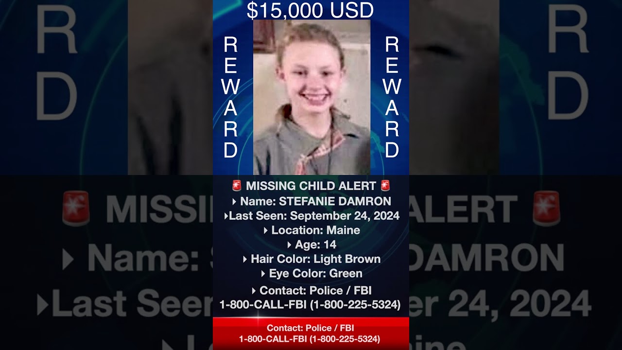 Missing Teen 🚨14 - STEFANIE DAMRON 🚨 Police Need Your Help! 