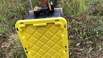 The YCCC 9 circle rx array installation at VE6WZ