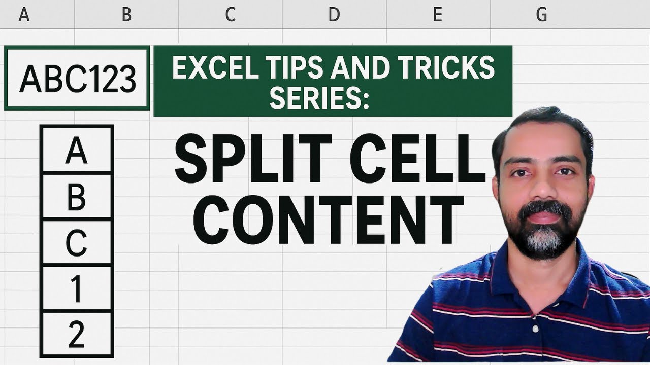 Excel Tips and Tricks Series: Split Cell Contents