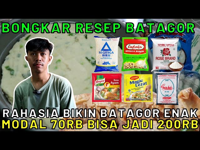 BONGKAR RESEP BATAGOR VIRAL, DIAJARIN FULL RESEPNYA, RASANYA BEDA DARI YANG LAIN class=