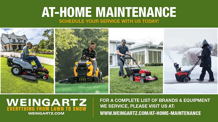 At-Home Maintenance by Weingartz | Mower Service That Comes to You