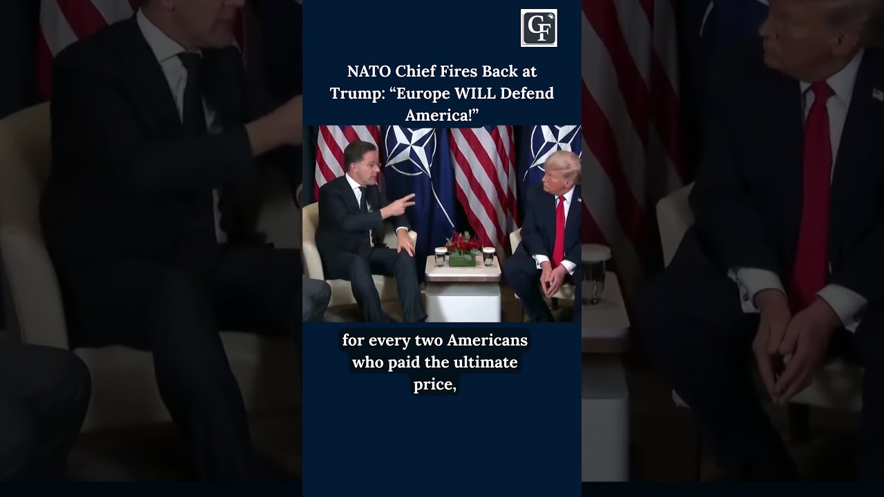 NATO Chief Fires Back at Trump: “Europe WILL Defend America!”