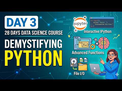 Day 3: Demystifying Python – IPython, Advanced Functions, and File I/O