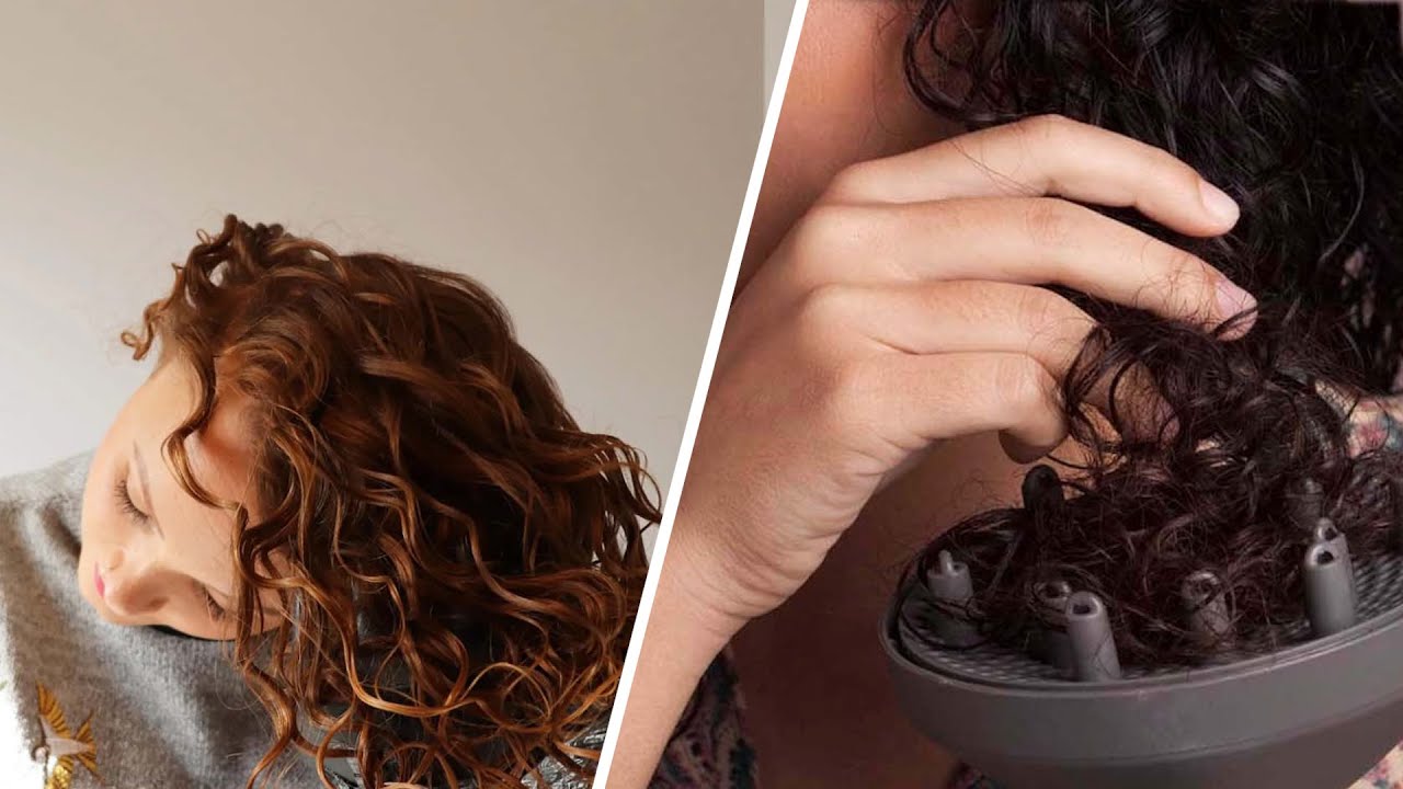 Diffuser VS. Air Drying 👭 Which Is Better For Curly Hair? YouTube