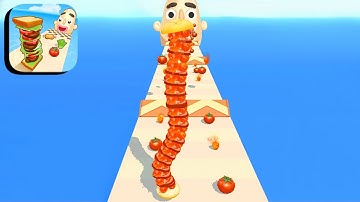 Sandwich Runner Gameplay | All Levels 128-130