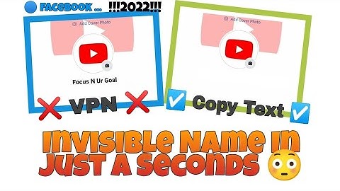 How To Ghost Name | blank name on facebook tutorial | 2022