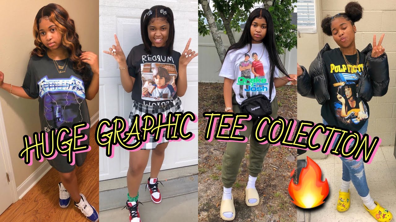MY SUPER ICONIC GRAPHIC TEE COLLECTION * VERY AFFORDABLE *| STREETWEAR ...