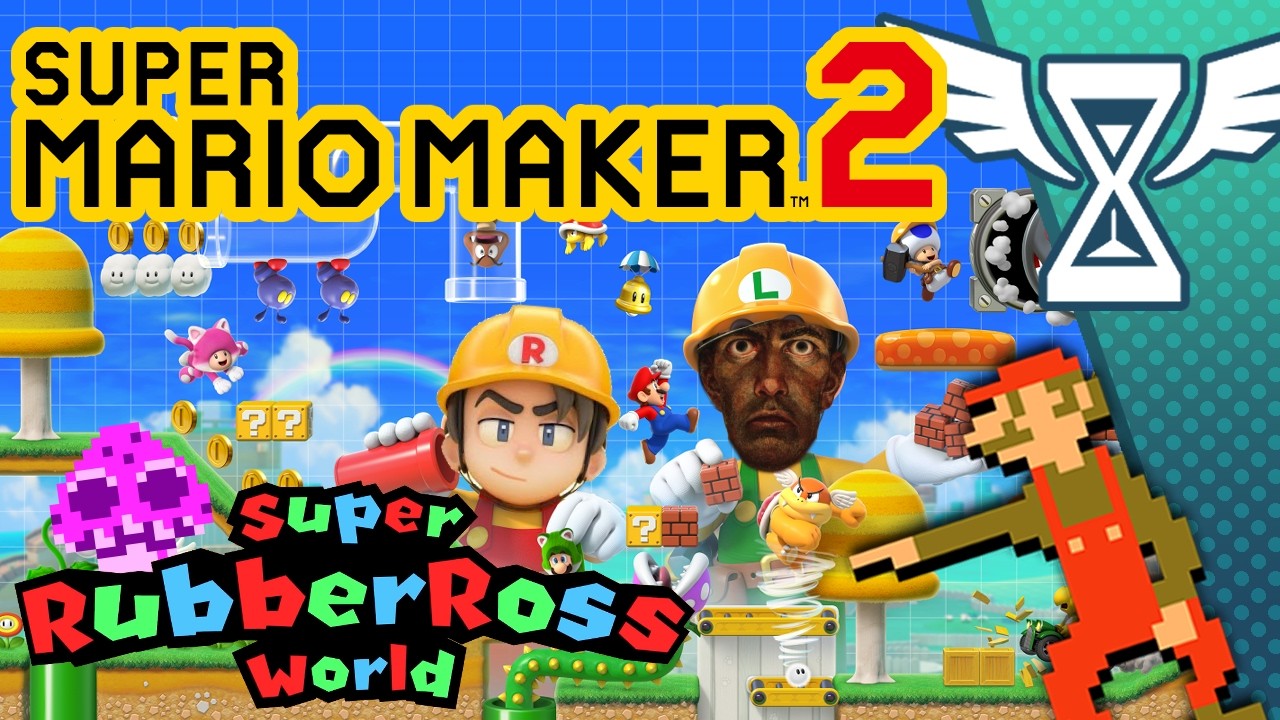 【Super Mario Maker 2】Beating Super RubberRoss World so I don't get bullied.
