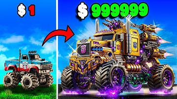 $1 to $1,000,000 TRANSFORMER Monster Truck in GTA 5