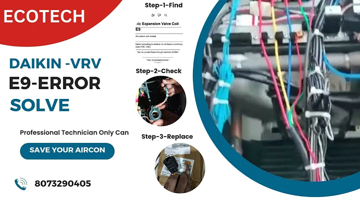 DAIKIN VRV E9-ERROR SOLVE