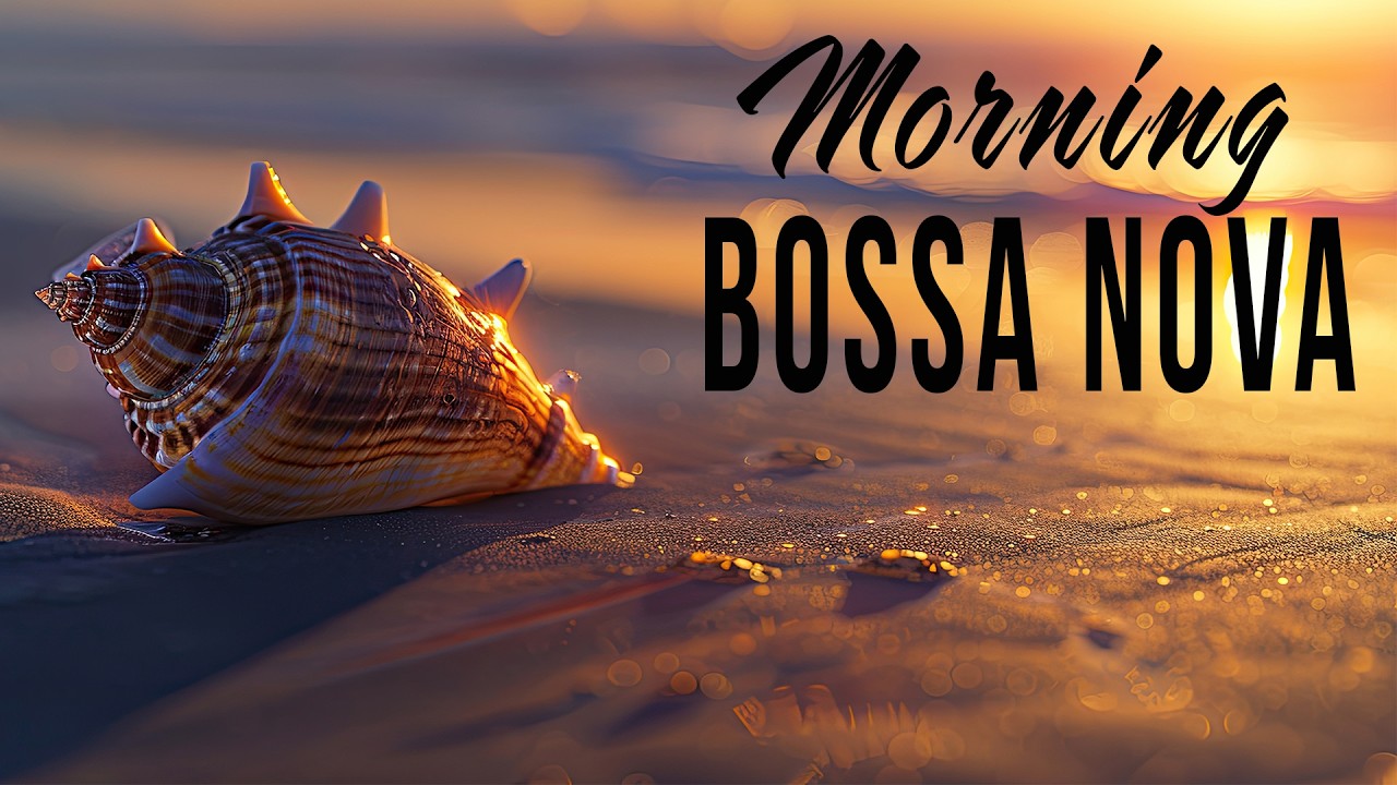 🌅 Morning Bossa Nova Jazz Music ☕🌊  Ocean Sunrise for Coffee, Study & Focus