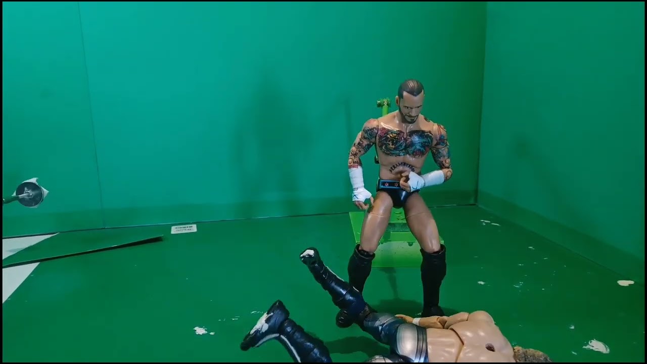 G.T.S. Stop Motion Animation| Cm Punk vs. Kenny Omega