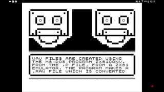 ZX81 Demo Program Cassette
