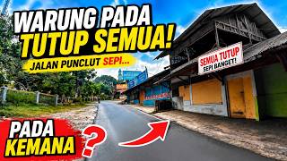 PUNCLUT Is Deserted 😱ALL THE SHOPS ARE CLOSED! Punclut Road Bandung Is EMPTY, Where Did Everyone Go?