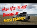 Why I did not get bogged at Inskip point - Getting into Fraser island barge