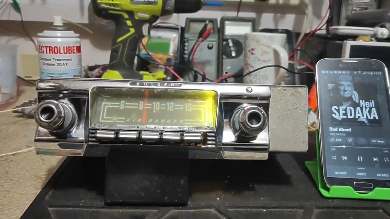 NZ made EH Holden radio, upgraded 30W amp & Bluetooth 