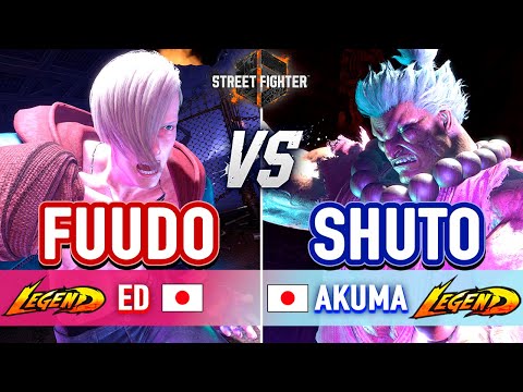 SF6 🔥 FUUDO (Ed) vs SHUTO (Akuma) 🔥 Street Fighter 6 High Level Gameplay