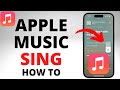 How to use apple music sing  apple music karaoke