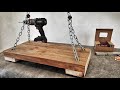 How to build a wooden kids swing at home diy project with parkside drill and hilti circular saw