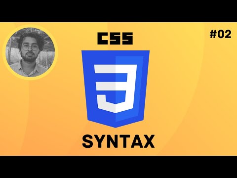 CSS Syntax - CSS3 tutorial for beginners in 2022