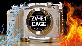 WOAH! This Silver SmallRig Cage for the Sony ZV-E1 is EPIC
