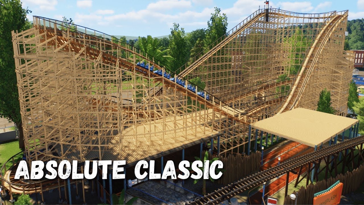 Riding Whiplash (Iconic and Classic Ride) - Planet Coaster 2 - YouTube