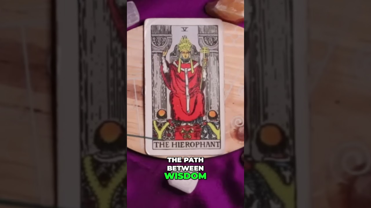 🌟 The Hierophant's Path: Unlocking Deep Spiritual Wisdom #mrcosmic #GuidedGrowth thumbnail