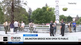 Arlington Bridge is now open to the public after more than a year of construction
