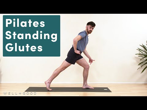 15 Minute Standing Glutes Series To Improve Coordination | Trainer of the Month Club | Well+Good