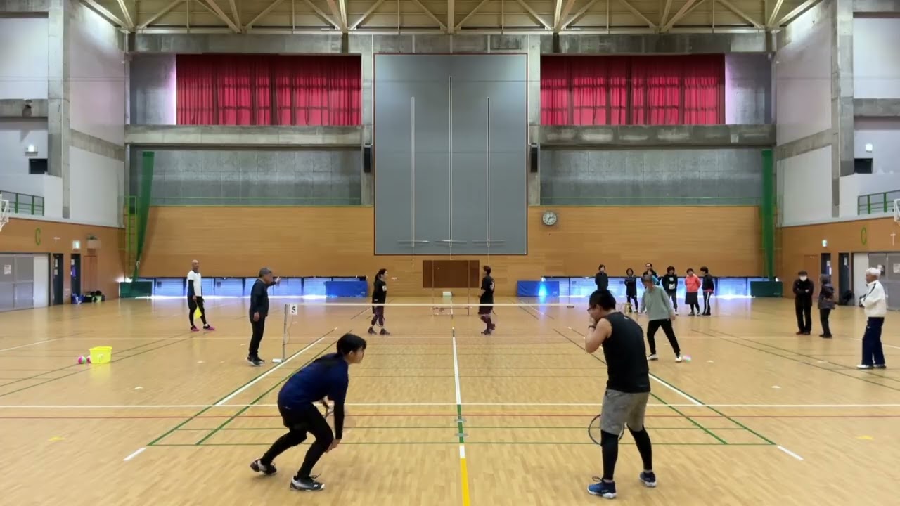 R8 2/15 宮崎市会長杯　後半10試合目　野崎ペア VS 中田・梅木ペア