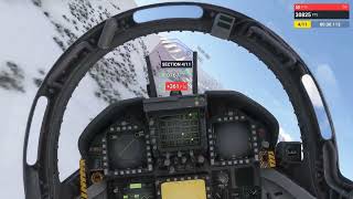 ✈️ Flight Simulator 2024 (FS2024) - 🏁Challenge League - Low Altitude: Yanert Glacier -F/A-18E Hornet