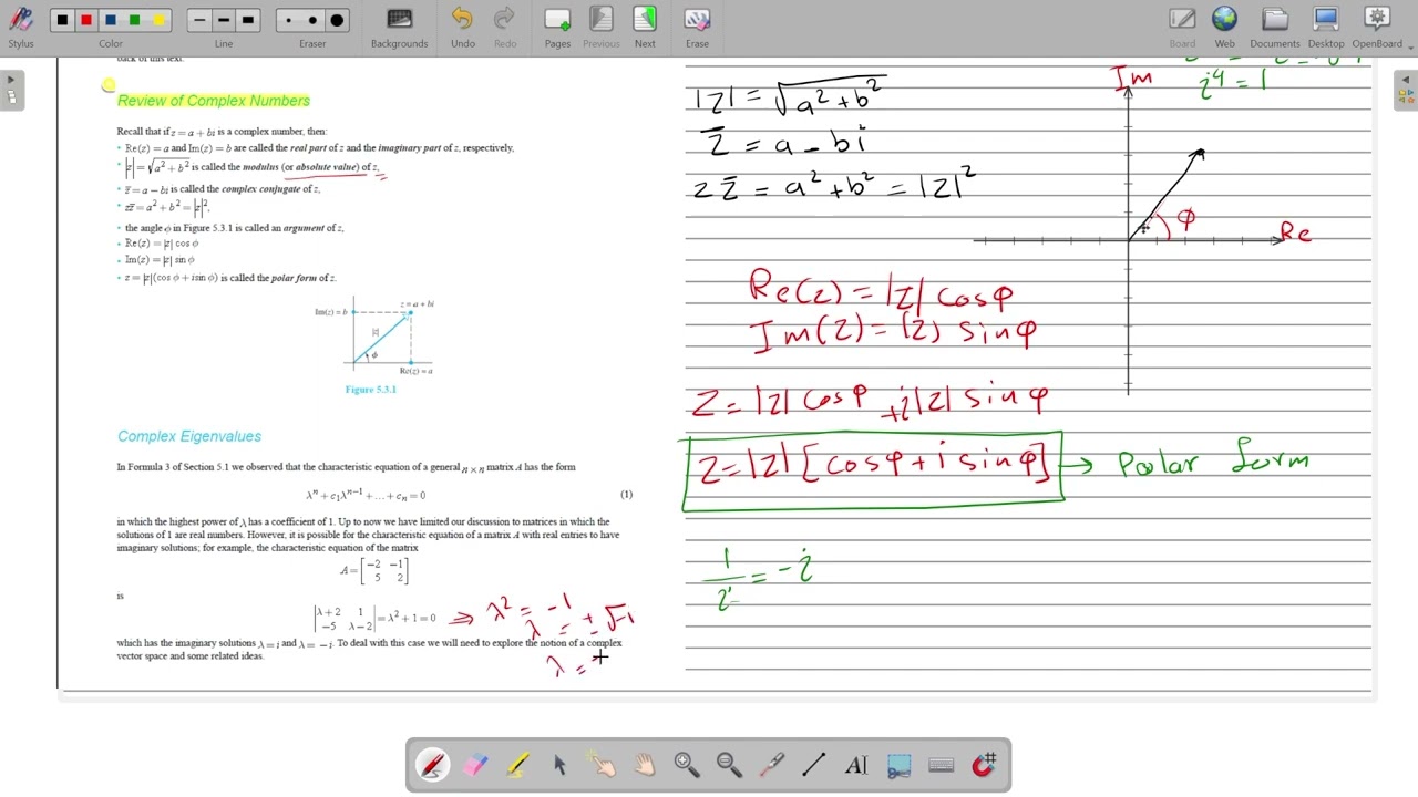 Introduction to Complex Vector Spaces - رياضيات