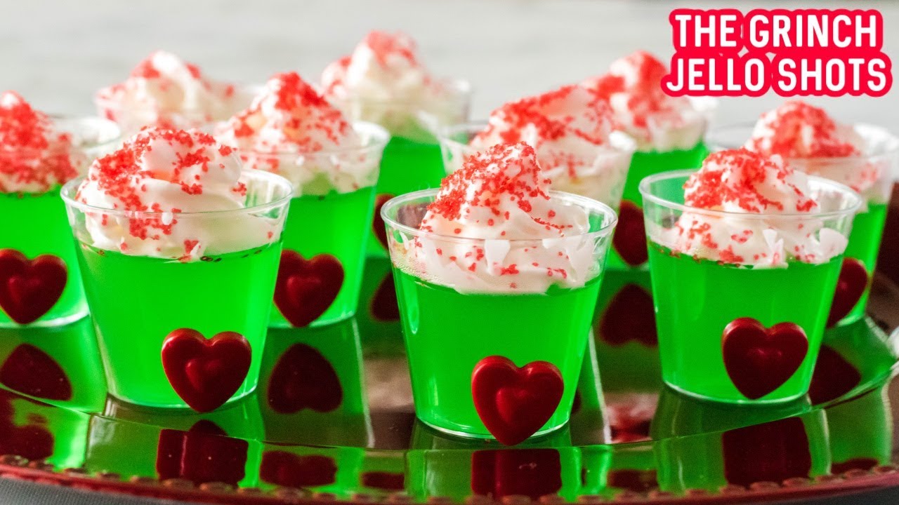 How to Make Grinch Jello Shots - YouTube